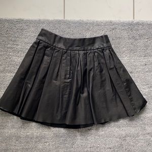 Alice and Olivia faux leather skirt